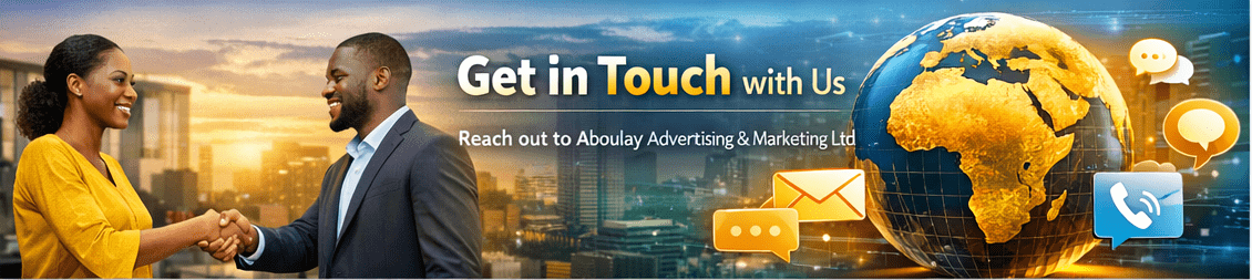Aboulay contact and market support banner
